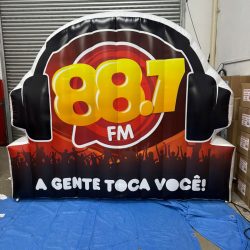 RÁDIO 88,7 FM - INFLÁVEL PERSONALIZADO