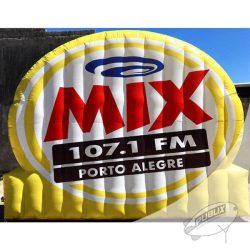 RÁDIO 107,1 FM - INFLÁVEL PERSONALIZADO